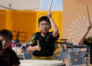 2024-10-01 本校鼓隊獲邀參加賀國慶75周年大埔藝術中心午間音樂會