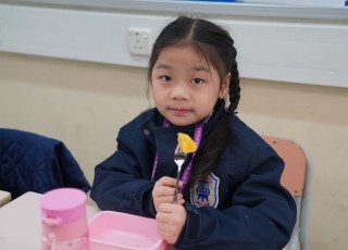 2025-01-16 英文科學習活動 一年級試食水果